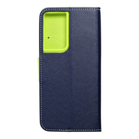 Samsung Galaxy S21 Ultra 5G Book Handytaschen Fancy Book Marine / Limette 