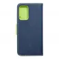 Samsung Galaxy A52 5G Book Handytaschen Fancy Book Marine / Limette 