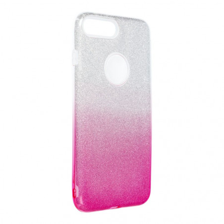 Apple iPhone 8 Plus Hülle Shining Transparent und Pink