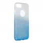 Apple iPhone 8 Hülle Shining Transparent und blau 