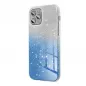 Apple iPhone SE 2020 Hülle Shining Transparent und blau 