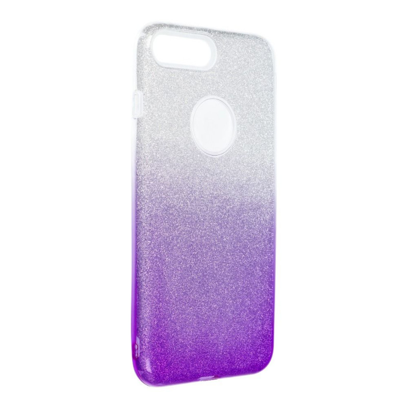 Apple iPhone 8 Plus Hülle Shining Transparent und violett 