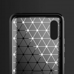 XIAOMI Redmi 9C Hülle Carbon Elegant  Schwarz 