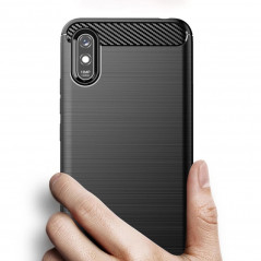 XIAOMI Redmi 9C Hülle Carbon Elegant  Schwarz 