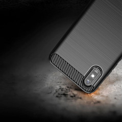 XIAOMI Redmi 9AT Hülle Carbon Elegant  Schwarz 