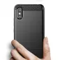 XIAOMI Redmi 9C NFC Hülle Carbon Elegant  Schwarz 