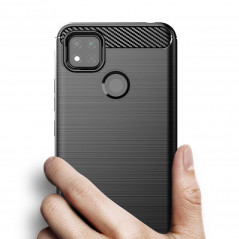 XIAOMI Redmi 9A Hülle Carbon Elegant  Schwarz 