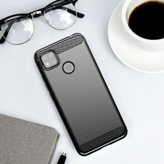 XIAOMI Redmi 9A Hülle Carbon Elegant  Schwarz 