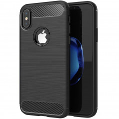 Apple iPhone XS Hülle Carbon Elegant  Schwarz