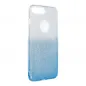 Apple iPhone 8 Plus Hülle Shining Transparent und blau 