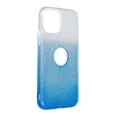 Apple iPhone 11 Pro Hülle Shining Transparent und blau