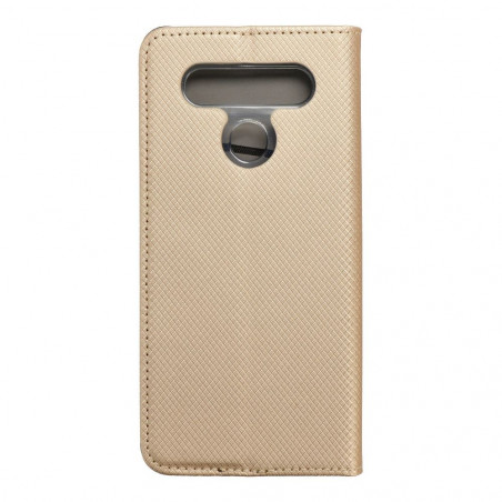 LG K51s Book Handytaschen Smart Case Book Gold 