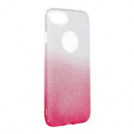 Apple iPhone 7 Hülle Shining Transparent und Pink 