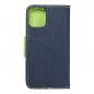 Apple iPhone 12 mini Book Handytaschen Fancy Book Marine / Limette 