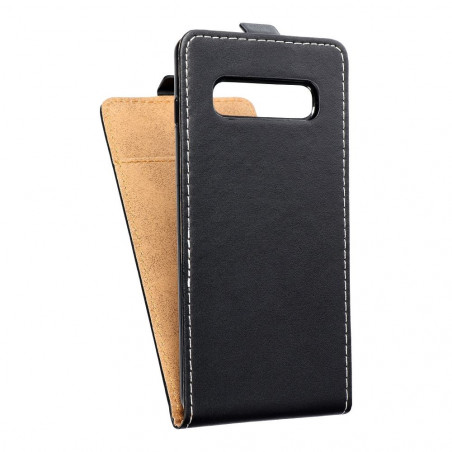 Samsung Galaxy S10 Plus Flip Handytaschen Slim Flexi Fresh Schwarz 