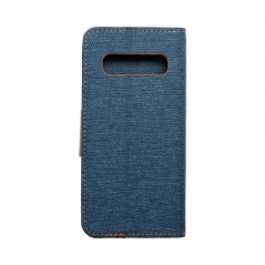 Samsung Galaxy S10 Book Handytaschen CANVAS Book Navy blau