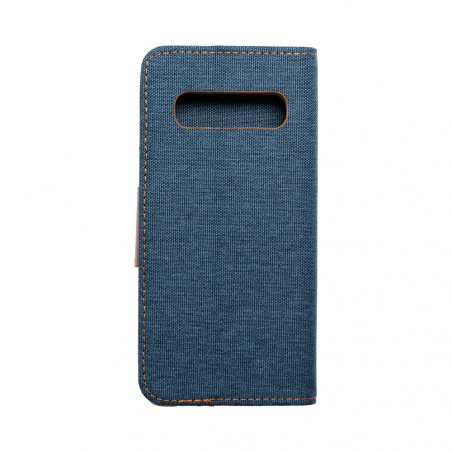 Samsung Galaxy S10 Book Handytaschen CANVAS Book Navy blau 