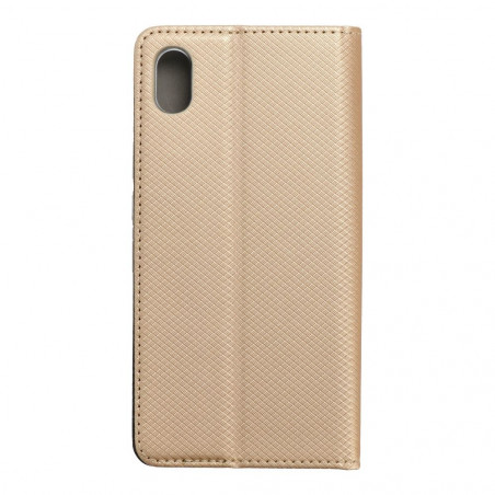 XIAOMI Redmi 7A Book Handytaschen Smart Case Book Gold 