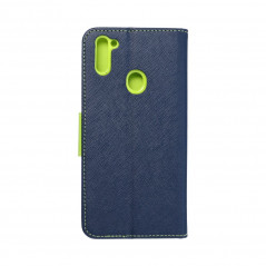 Samsung Galaxy M11 Book Handytaschen Fancy Book Marine / Limette