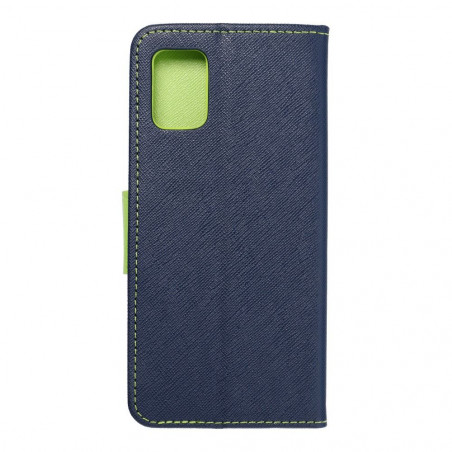 Samsung Galaxy A51 5G Book Handytaschen Fancy Book Marine / Limette 