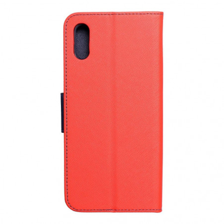 XIAOMI Redmi 9A Book Handytaschen Fancy Book Rot / Marine 