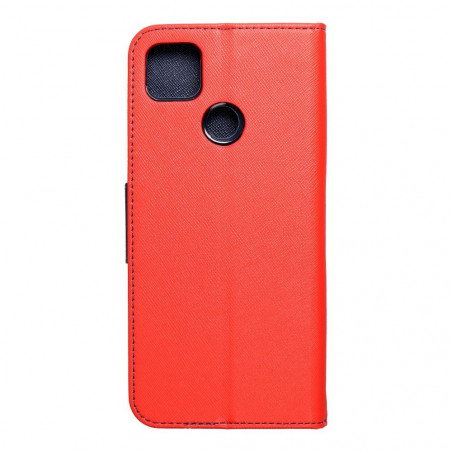 XIAOMI Redmi 9C Book Handytaschen Fancy Book Rot / Marine 