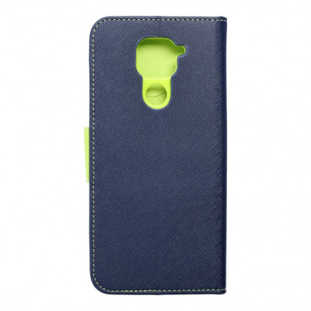 XIAOMI Redmi Note 9 Book Handytaschen Fancy Book Marine / Limette