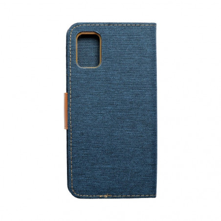 Samsung Galaxy A51 LTE Book Handytaschen CANVAS Book Navy blau 