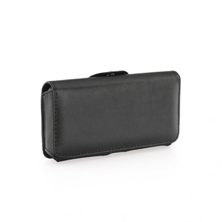 Apple iPhone 12 Pro Universaletui, Horizontale holster Chic VIP Elegant  Schwarz 