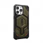 Apple iPhone 15 Pro Max Hülle Urban Armor Gear Monarch Pro MagSAFE  Kevlar element green 