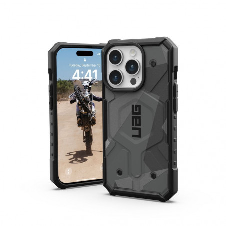 Apple iPhone 15 Pro Hülle Urban Armor Gear Pathfinder Premium-Gehäuse  MagSAFE  Geo-Tarnung 