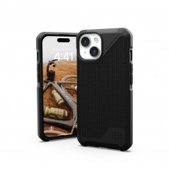 Apple iPhone 15 Hülle Urban Armor Gear Metropolis LT Premium-Gehäuse   Kevlar Schwarz