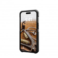 Apple iPhone 15 Hülle Urban Armor Gear Metropolis LT Premium-Gehäuse   Kevlar Schwarz 