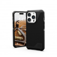 Apple iPhone 15 Pro Hülle Urban Armor Gear Metropolis LT Premium-Gehäuse   Kevlar Schwarz