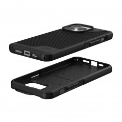 Apple iPhone 15 Pro Max Hülle Urban Armor Gear Metropolis LT Premium-Gehäuse   Kevlar Schwarz 