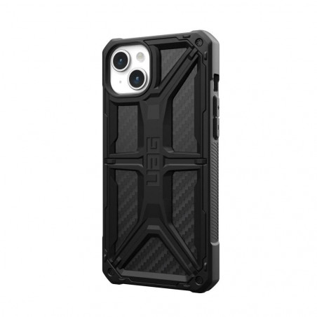 Apple iPhone 15 Plus Hülle Urban Armor Gear Monarch Premium-Gehäuse  MagSAFE  Karbonfaser 