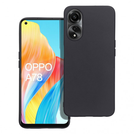 Oppo A78 4G Hülle MATT Schwarz 