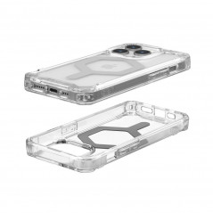 Apple iPhone 15 Pro Hülle Urban Armor Gear Plyo Premium-Gehäuse  MagSAFE  Eissilber