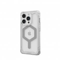 Apple iPhone 15 Pro Hülle Urban Armor Gear Plyo Premium-Gehäuse  MagSAFE  Eissilber 