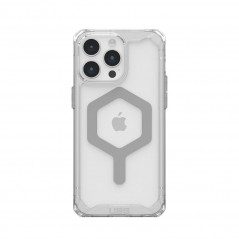 Apple iPhone 15 Pro Max Hülle Urban Armor Gear Plyo Premium-Gehäuse  MagSAFE  Eissilber 