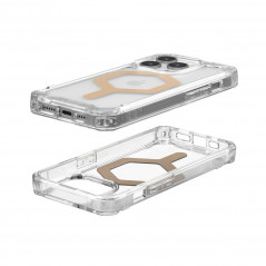 Apple iPhone 15 Pro Hülle Urban Armor Gear Plyo Premium-Gehäuse  MagSAFE  Eisgold 