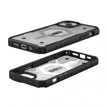 Apple iPhone 15 Plus Hülle Urban Armor Gear Pathfinder Premium-Gehäuse  MagSAFE  Eis