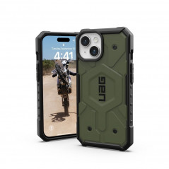 Apple iPhone 15 Hülle Urban Armor Gear Pathfinder Premium-Gehäuse  MagSAFE  Oliv 