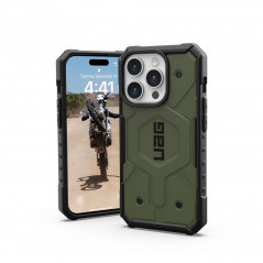 Apple iPhone 15 Pro Hülle Urban Armor Gear Pathfinder Premium-Gehäuse  MagSAFE  Oliv