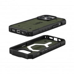 Apple iPhone 15 Pro Hülle Urban Armor Gear Pathfinder Premium-Gehäuse  MagSAFE  Oliv 