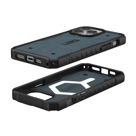 Apple iPhone 15 Pro Max Hülle Urban Armor Gear Pathfinder Premium-Gehäuse  MagSAFE  Wolkenblau