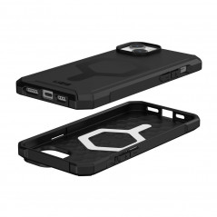 Apple iPhone 15 Plus Hülle Urban Armor Gear Essential Premium-Gehäuse  MagSAFE  Schwarz