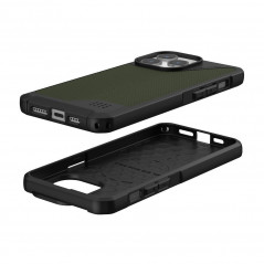 Apple iPhone 15 Pro Max Hülle Urban Armor Gear Metropolis LT Premium-Gehäuse  Kevlar-Oliv