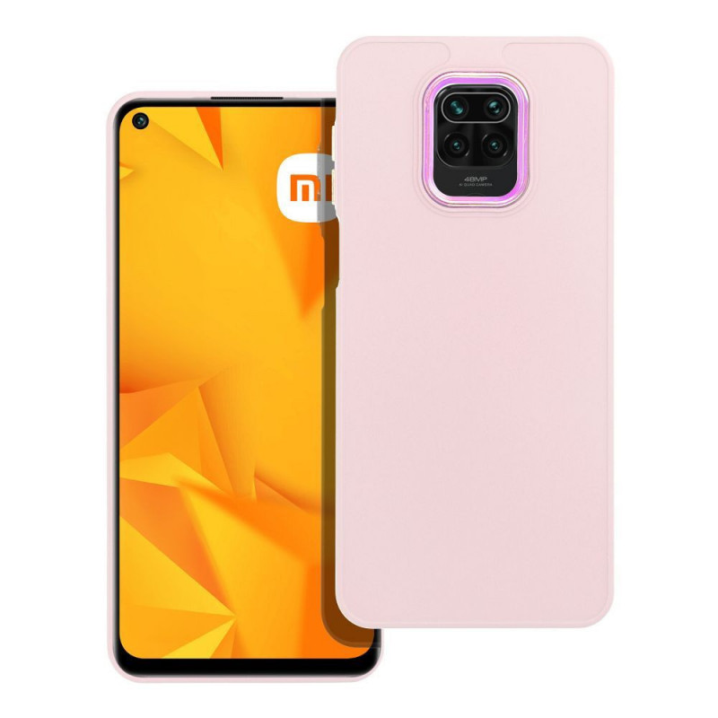 XIAOMI Redmi Note 9S Hülle FRAME Elegant  Puderrosa 