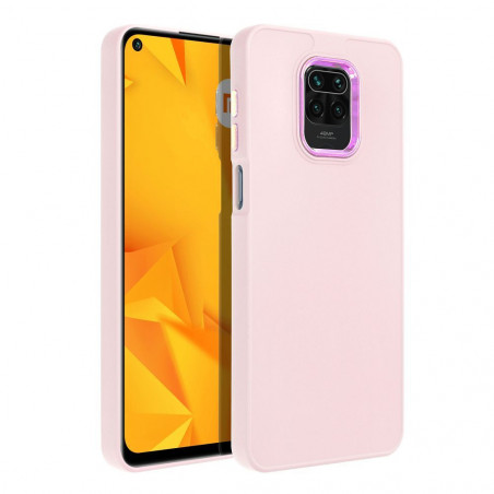 XIAOMI Redmi Note 9S Hülle FRAME Elegant  Puderrosa 